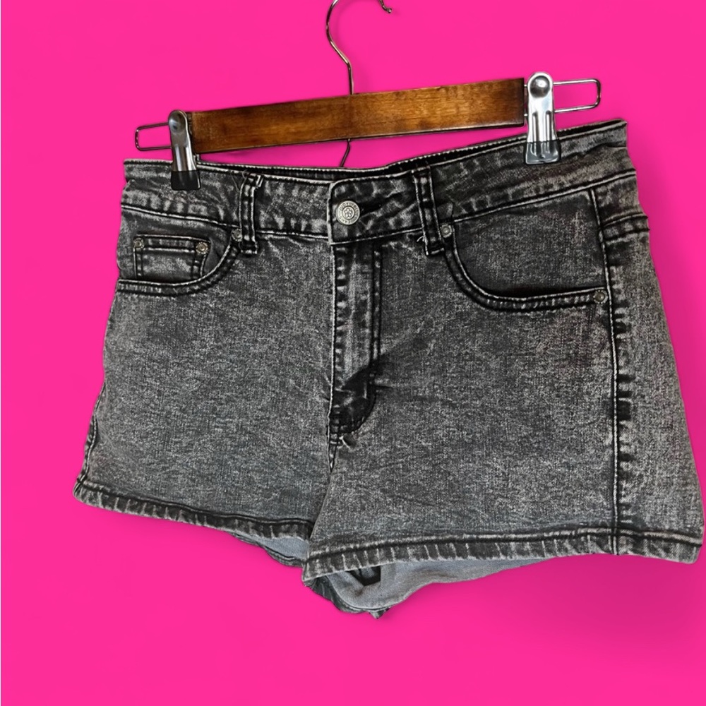 Grey acid wash Judy Blume Jean shorts
